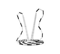 Rebellious Corda per esercizi per bambini, con perle decorative, antiscivolo, ergonomica, in plastica, per attività interne ed esterne, corda per saltare