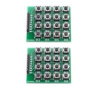 Rebellious Inserimento utente 16KeyMatrix Modulo Tastiera 8Pin per Progetto Raspberry Integrazione senza soluzione di continuità Per Elettronica Baster