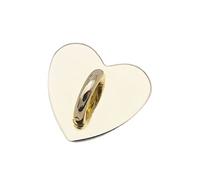 Rebellious Metallo Flatback Heart Sticking Hooks Accessori Per Gioielli Oro Argento Phone Per Caso Fascino Collegamento CLAS Phone Custodia Accessori