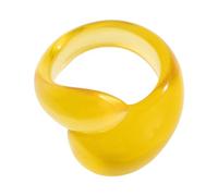 Rebellious Moda Irregolare Geometrico Anelli Acrilici Per Le Donne Ragazze Alla Moda Gocce D'acqua Anelli Acrilici Accessori Partito Moda Enthusiast Gioielli Gioielli