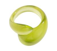 Rebellious Moda Irregolare Geometrico Anelli Acrilici Per Le Donne Ragazze Alla Moda Gocce D'acqua Anelli Acrilici Accessori Partito Moda Enthusiast Gioielli Gioielli