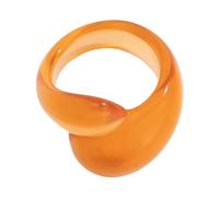 Rebellious Moda Irregolare Geometrico Anelli Acrilici Per Le Donne Ragazze Alla Moda Gocce D'acqua Anelli Acrilici Accessori Partito Moda Enthusiast Gioielli Gioielli