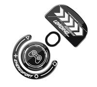 Rebellious Piedini di chiusura del mouse precisi Pad in vetro trasparente per durata e tracciamento accurato dei cuscinetti scorrevoli del mouse