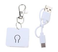 Rebellious Portachiavi Luci Acriliche Con Materiali LED Ad Alta Trasparenza Perfetto Per Gli amanti del Artigianato E Creativo Regalo Designer Portachiavi Alla Moda Per Adulti, d, Taglia unica