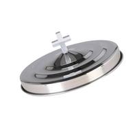 Rebellious Pratica copertura a 40 fori per tazze da comunione. Materiali resistenti alla corrosione. Perfetto per servire le cerimonie ecclesiastiche. Grande coperchio da portata per eventi religiosi