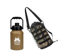 Rebellious Serbatoio dell'acqua da campeggio, in acciaio inox, per esterni, per escursioni, picnic, dispositivi portatili