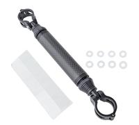 Rebellious Stabile supporto per luce resistente agli urti per manubrio della bicicletta, che offre una presa sicura anche su strade comuni per una guida notturna sicura