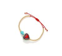 Rebellious Unico cordoncino regolabile multicolore e a forma di cuore, leggero, da donna e da adolescente, regalo alla moda, Taglia unica, come descritto