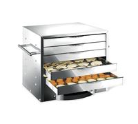 Reber 10080N - Essiccatore Digitale, 260 W, 5 Ripiani