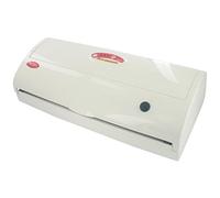 Reber 9340 N Apparecchio per Confezionamento Sottovuoto Automatico Salvaspesa, 830Mb, 18Lt/Min, 180W, Bianco