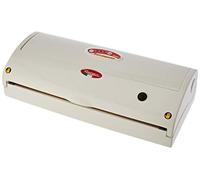 Reber 9340 N Apparecchio per Confezionamento Sottovuoto Automatico Salvaspesa, 830Mb, 18Lt/Min, 180W, Bianco