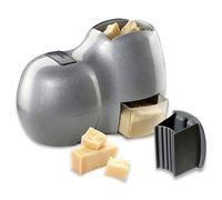 Reber Grattugia Elettrica per Formaggio 140W - Ideale per Parmigiano, Pane Secco, Cioccolato e Frutta Secca - Uso Continuo senza Soste - Facile da Pulire - Fido Silver