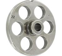 Piastra x tritacarne reber n° 22 foro 20 Reber