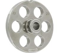 Piastra x tritacarne inox reber n° 20/22 foro 20 Reber