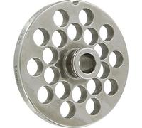 REBER PIASTRA TRAFILA PIASTRA TC. 32 D. 14 INOX ACCIAIO INOX 18/45 per tritacarne elettrico n.32 diametro fori:14 millimetri