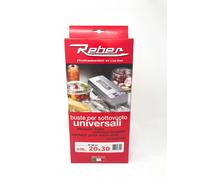 REBER Sacchetti sottovuoto goffrati per alimenti - varie misure buste e rotoli