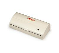 Reber 9340 N Apparecchio per Confezionamento Sottovuoto Automatico Salvaspesa, 830Mb, 18Lt/Min, 180W, Bianco