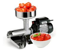 Reber Spremipomodoro Elettrico N.5 500W per Salsa di Pomodoro, Conserve, Marmellate e Succhi di Frutta - Produzione fino a 340 Kg/h - Accessori in Acciaio Inox - Motore a Induzione per Uso Continuo