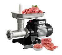 TRITACARNE N.12 ELETTRICO 500 W accessorio TC ghisa motore alettato inox lucido
