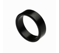 Rebetomo Anello magnetico nero forte per trucchi magici da 18/19/20/21 mm, accessorio decorativo per le dita, accessorio per monete da svanire, per ravvicinarsi e espedienti di strada (19 mm)