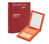 REBEYA SUEÑO LIBRE - Correttore 02 Medio Compatto e Opaco con Doppia Tonalità per Correggere Imperfezioni, Discromie e Rossori, Formula Leggera Anti-Lucido a Lunga Durata - Made in Italy