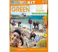 Rebillo GREEN GENERATION 1 I POPOLI E LE CULTURE D'EUROPA + ATLANTE 1 Libro scolastico + Kit scolastico con