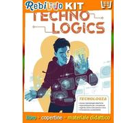 Rebillo TECHNO LOGICS TECNOLOGIA CON VERDE + DISEGNO + TABELLE Quaderno scolastico + Kit scolastico