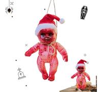 Rebirth Zombie Doll - Bambola fantasma spaventosa, action figure spaventose di Halloween | Bambola zombie di Halloween Ghost Day Rebirth Zombie, oggetti di scena da appendere di Halloween e