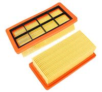 Rebirthcare 2 Pezzi Filtri per Karcher 66.41 5-953.0 7420 Filtro Accessorio Aspirapolvere per Karcher AD2, AD2 Battery, AD4 Premium, AD3 Premium, AD3, AD 3.200, AD 3.000 Ricambi Accessori