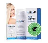 ReBOND Molecular Hair Science Leave-in Miracle Bond Building Mask- 4 minuti Repair Treatment Deep Conditioning for Damaged, Dry, Colored, Curly, Frizzy or Bleached Hair Set includes: 3oz + .34oz
