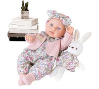 Reborn Baby Dolls, Nurturing Full Body Soft Vinyl Doll, 12 Inch, Washable Realistic Sleeping Toy, Cuddly Playmate Gift, Role Play Nursery Bedroom for Kids Birthday Christmas