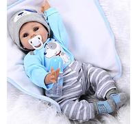 Reborn Bambola Bambino 22 pollici 55 Centimetri Silicone morbido vinile Magnetica Bocca Bella Realistica Sveglia Della Ragazza Del Ragazzo bambini Giocattolo