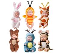 Reborn Doll, Reborn Doll Set- Soft Realist Mini-Reborn Dolls-Cute and Comfort Toys for Birthday, Holiday, banchetto, Wedding and iment in materiale peluche e offre al loro bambino un co