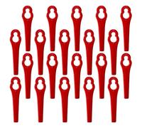 Reborn-France Set di 100 lame tagliabordi 24 cm in plastica - compatibili Einhell GE-CT 18 Li, GC-CT 18/24 Li & GC-CT 18/24 Li P - Lame di ricambio per tagliabordi senza fili