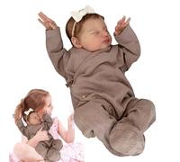 Reborn in silicone neonato | s in silicone da 19 pollici per | da dolce ragazza neonato alla ricerca reale di simulazione con i vestiti, miglior giocattolo di compleanno per i fi