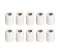 Rebower Ceramica Tubo Cablaggio Isolato Ceramica Tubi [per Cavo Fascio Calore Isolamento Protezione] - 4mm Dia/20Pz
