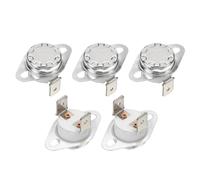 Rebower Termostato KSD301, interruttore termico 50°C/122°F 250V 16A NC | Terminali piegati normalmente chiusi del termostato del termostato del disco a scatto materiale ceramico per microonde, forno