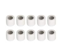 Rebower Tubo in Ceramica Cablaggio Isolato Ceramica Tubi [per Cavo Gruppo Protezione Isolamento Termico] - 10mm Dia/10 pz