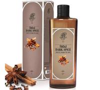Rebul Dark Spice Eau de Cologne | Colonia acqua per uomo bottiglia di vetro 250 ml After Shave, Cologne, acqua da barba per uomo e donna