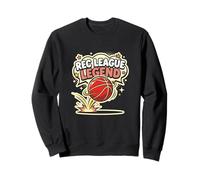 Rec League Legend - Pallone da Basket atleta Felpa