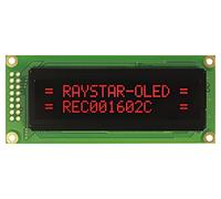 REC001602CRPP5N00100 Display: OLED alfanumerico 16x2 Abm: 85x36x10mm rosso PIN: