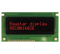 REC001602ERPP5N00100 Display: OLED alfanumerico 16x2 Abm: 84x44x10mm rosso PIN:
