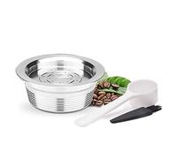 RECAFIMIL Capsula Caffè Riutilizzabile Capsula Caffè in Acciaio Inox per un Mode Mio Jolie, 1 Capsula con Cucchiaio e Pennello