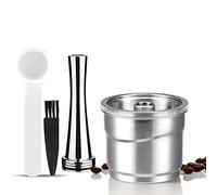 RECAFIMIL Cialde di caffè riutilizzabili Capsule di caffè ricaricabili in acciaio inossidabile compatibili per ILLY X7/Y3/Y5 macchina per il caffè(1 capsula con manomissione)