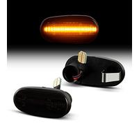 Recambo Frecce laterali a LED con omologazione E, Plug & Play, Canbus, senza errori, indicatori di direzione SMD compatibili con Alfa Romeo Mito | Tipo 955 | anno di costruzione 2008-2018 | SMOKE