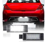 Recambo Illuminazione targa a LED con omologazione E | Plug & Play | CanBus senza errori | SMD targa compatibile con Peugeot 3008 II SUV | anno di costruzione dal 2016 >