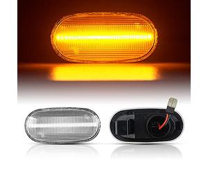 Recambo Indicatore di direzione laterale LED adatto per Mitsubishi Pajero | tipo V20 | anno di costruzione 1990-2000 | vetro trasparente