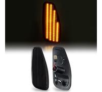 Recambo Indicatori di direzione laterali a LED con omologazione E Plug & Play Canbus senza errori indicatori di direzione SMD compatibili con Jeep Renegade anno di costruzione dal 2014 colore nero