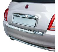 Recambo Protezione per paraurti in Acciaio Inox Cromato, Compatibile con Fiat 500 Facelift | 500C Cabrio 2016-2020 | qualità Premium