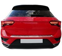 Recambo Protezione per paraurti in Acciaio Inox Cromato, Compatibile con VW T-ROC (A11) dal 2017 | con smussatura | qualità Premium